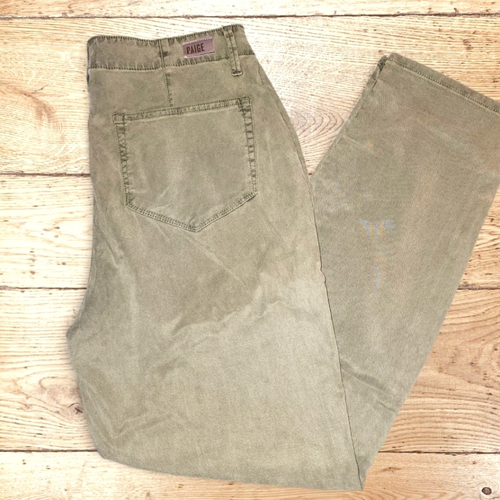 Paige Olive Pants/Jeans